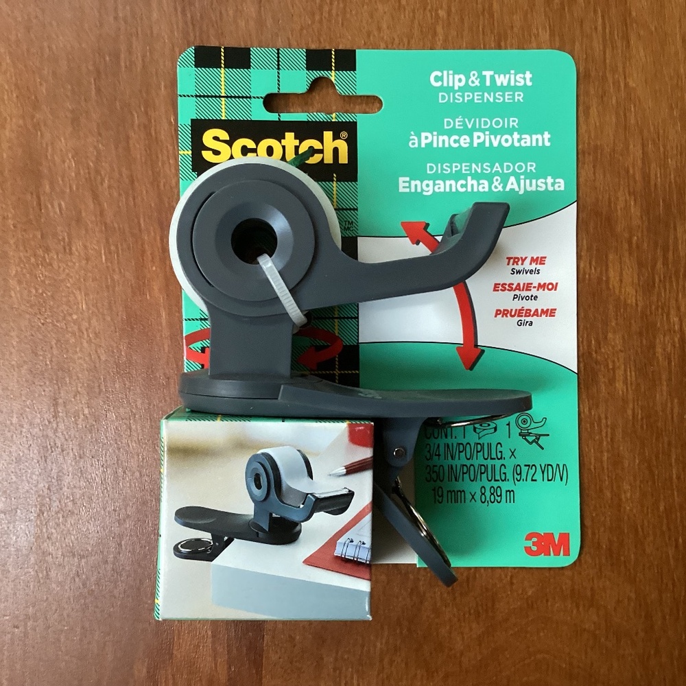 Scotch Clip & Twist Dispenser New
